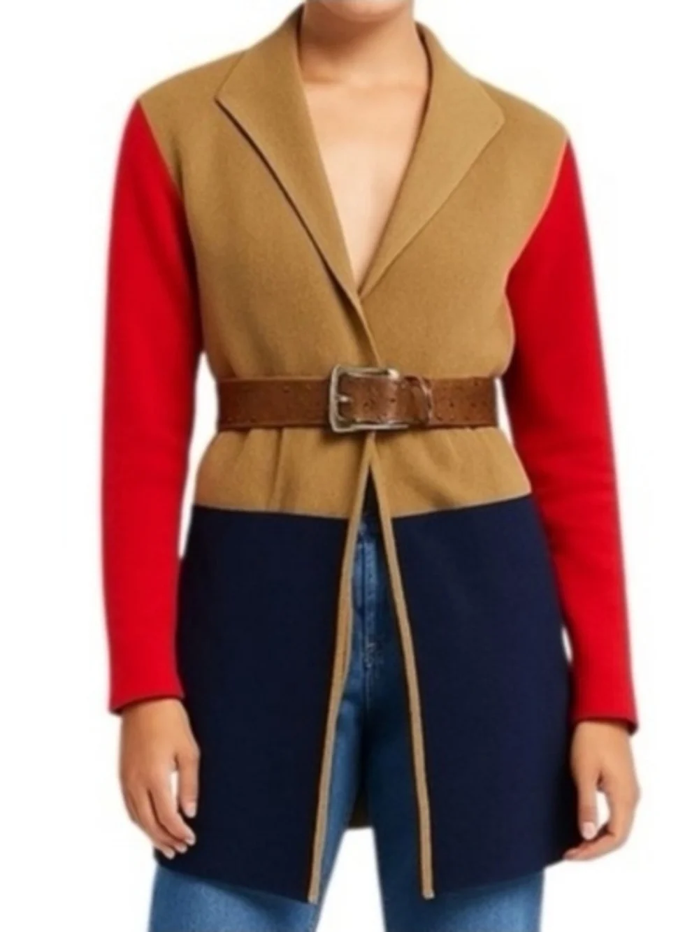 Colorblock Vanessa sweater-jacket